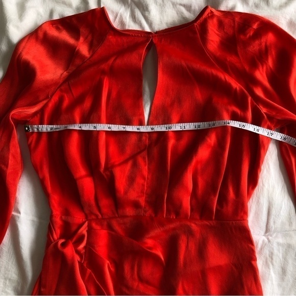 FINDERS Keepers Nightlife Satin Wrap Dress - Picture 8 of 13